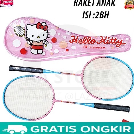 Model Menarik  GLOSIR  RAKET ANAK ISI 2 GAGANG PENDEKRAKET BULUTANGKIS ANAK  Raket Bulutangkis Badmi