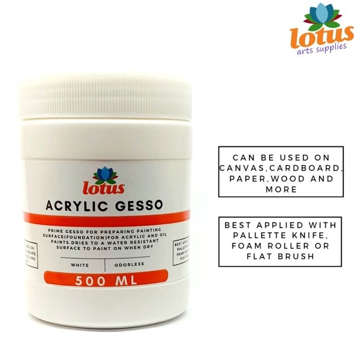 

Ekstra LOTUS Acrylic Gesso Primer Decoupage ML