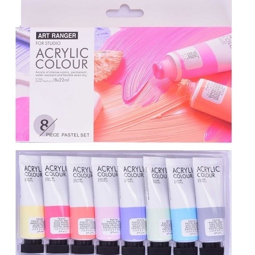 

KP8 ART RANGER 8X22ML PASTEL ACRYLICCAT ACRYLICakrilik SET