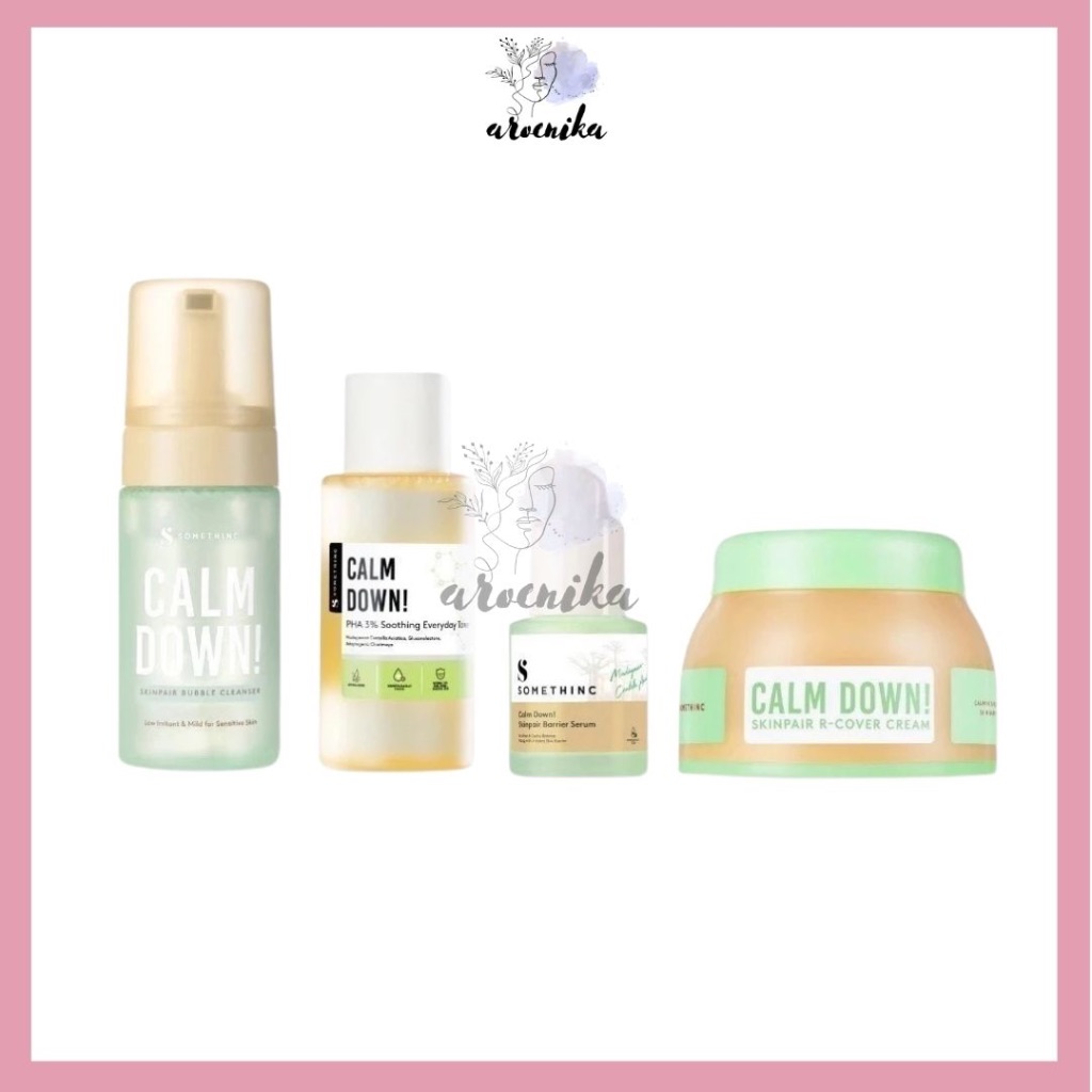 [AROENIKA] Somethinc Calm Down Skinpair R-Cover Barrier Series | Skinpair Bubble Cleanser | Skinpair