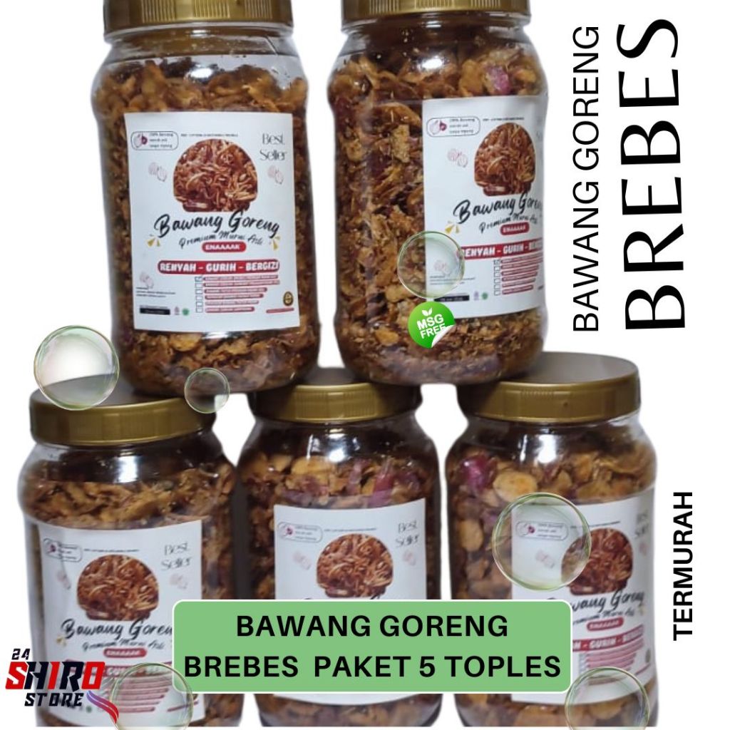 

RB Bawang Goreng Brebes premium 5 pcs Termurah