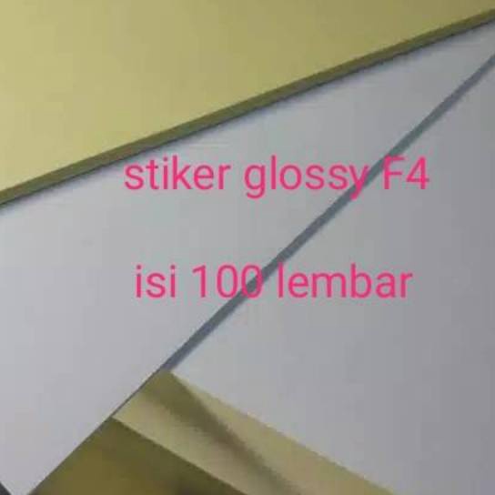 

KP8 Kes stiker glossysticker Chromo mengkilap F4 isi 1 lembar