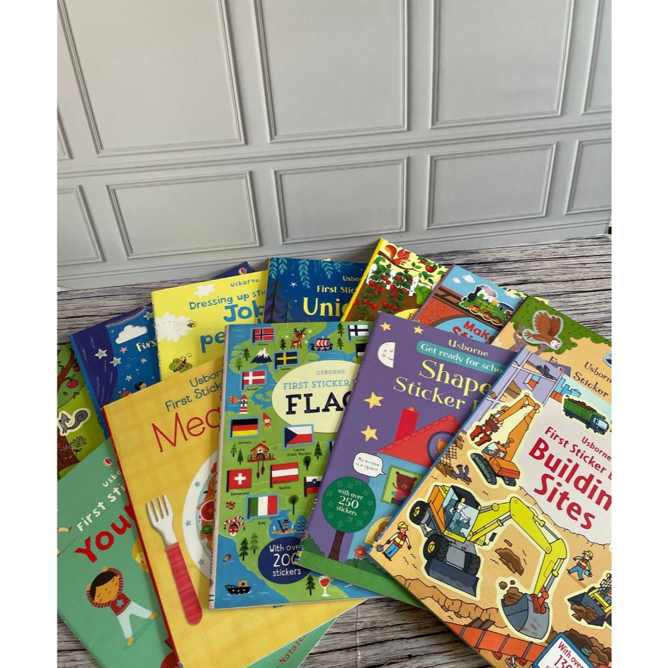 

Mega Kumpulan Buku Sticker Berbagai Judul Ukuran 216 x 276 cm Sticker Book Activity Children Education Imported Buku Stiker Anak Edukasi Aktivitas