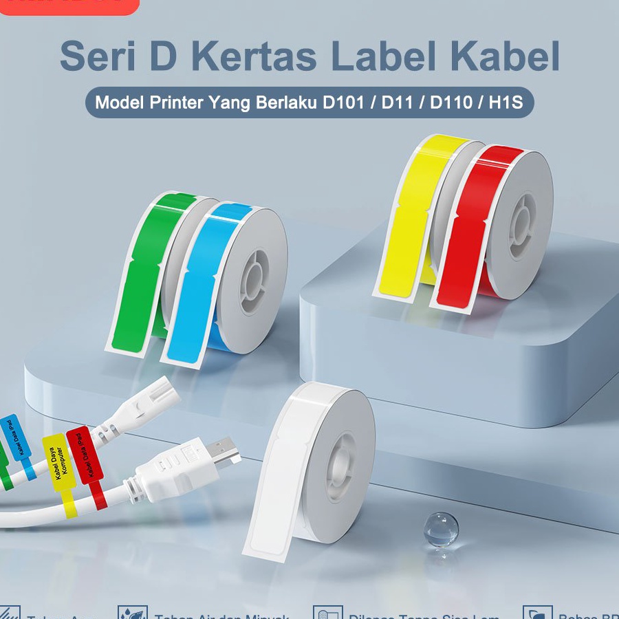 

Diskon NIIMBOT D11D11D11 Kes Stiker Label Kabel untuk Menandai Klasifikasi KabelJaringan