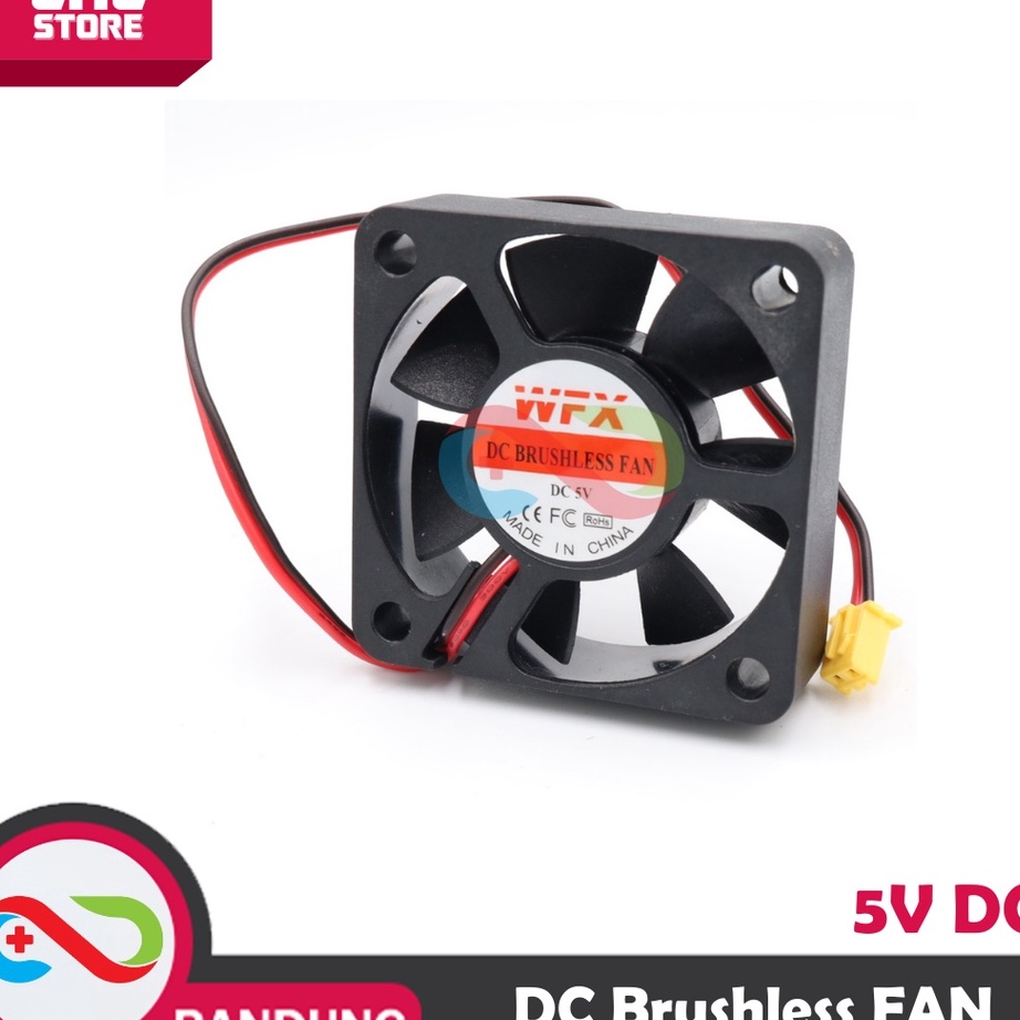 MINI FAN DC BRUSHLESS 5V 5x5x1CM KIPAS PENDINGIN 5CM FAN 5V 5 CM