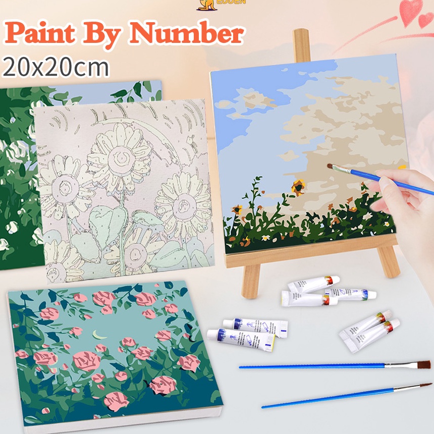 

Terbaik Edden Paint by number kit 2x2cm Painting kit Diy dital painting Kanvas painting aesthetic