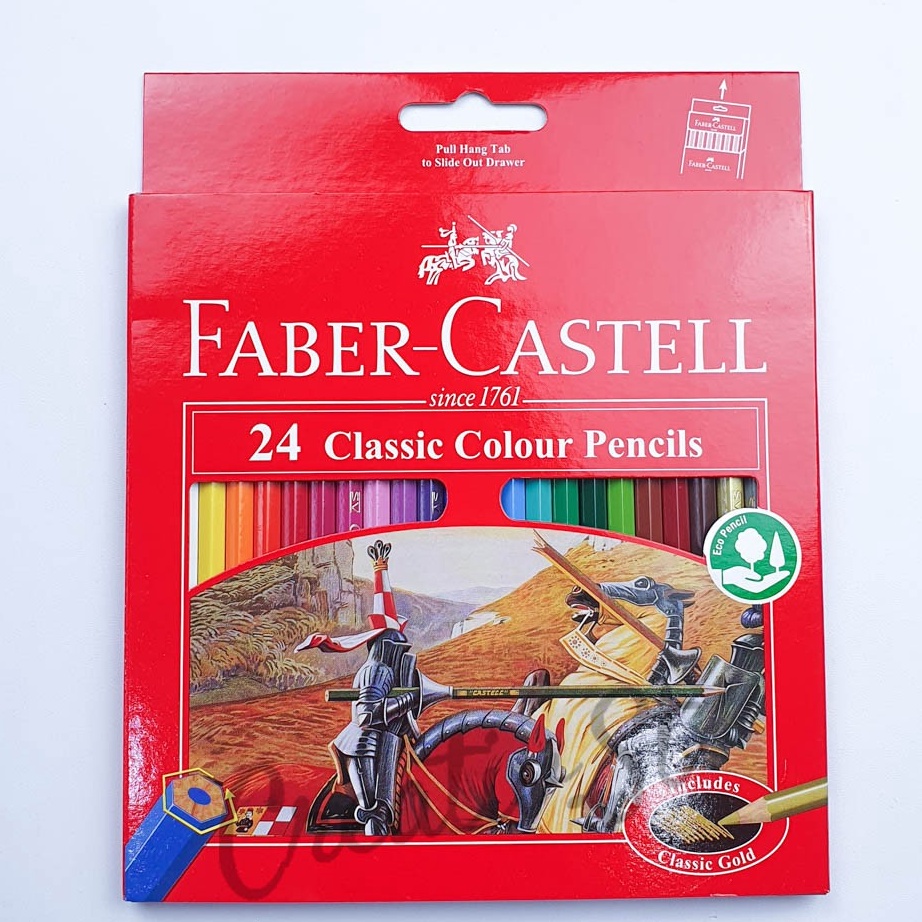 

Unggul FABER CASTELL Classic Colors Panjang Pensil 24 Warna Klasik