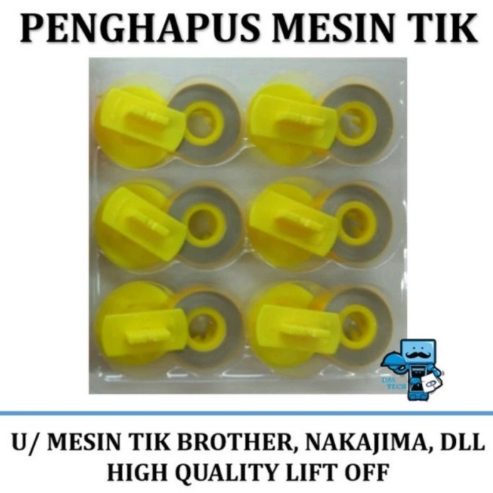 Correction Tape SatuanPC  Pita Penghapus Mesin Ketik BROTHER  NAKAJIMA