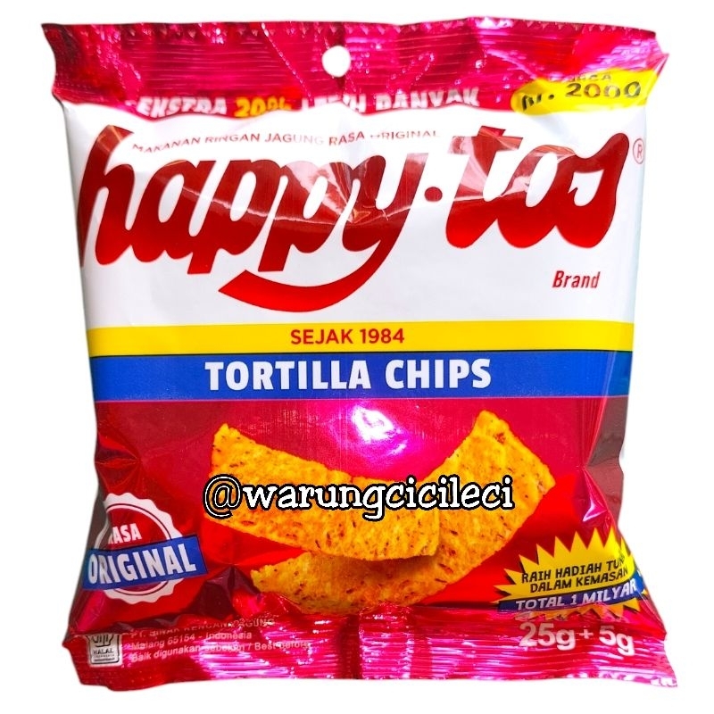 

HAPPY-TOS TORTILLA CHIPS 25g + 5g