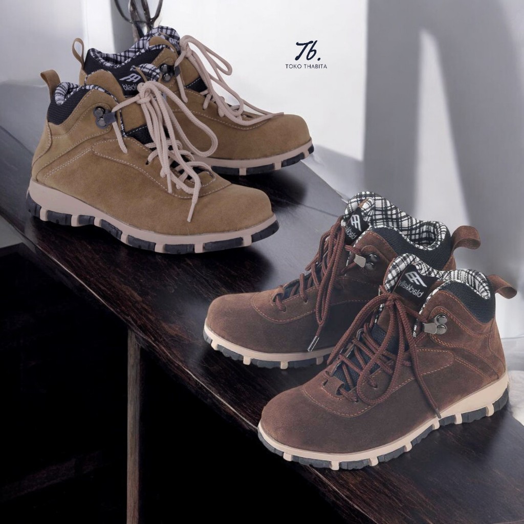 Toko Thabita Sepatu Boots Tactical Anak Laki-laki Tinggi Blackkelly Original Bahan Kulit Suede