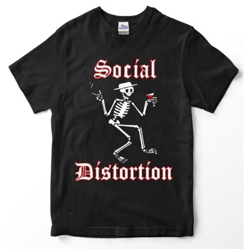 KAOS SOCIAL DISTORTION Premium tshirt kaos band punk rock social distortion KAOS MUSIK