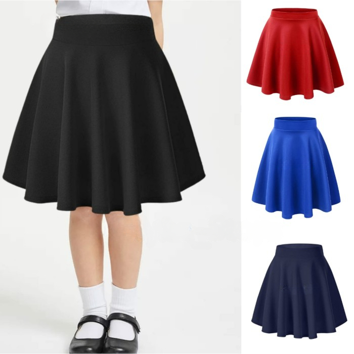Rok Mini Anak Korea Rok Anak Pendek Scuba 1-10 tahun