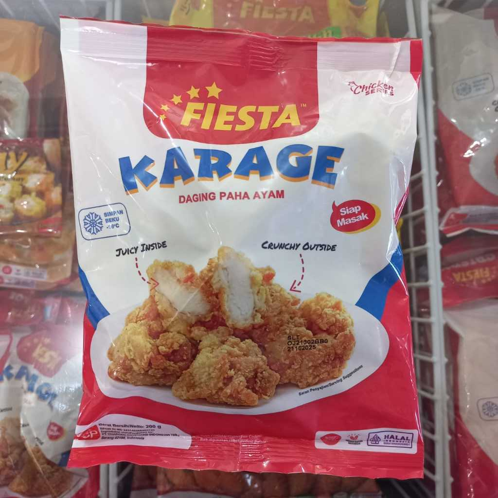 

Fiesta Karage 200gr /Karage Ayam /Daging Paha Ayam Karage