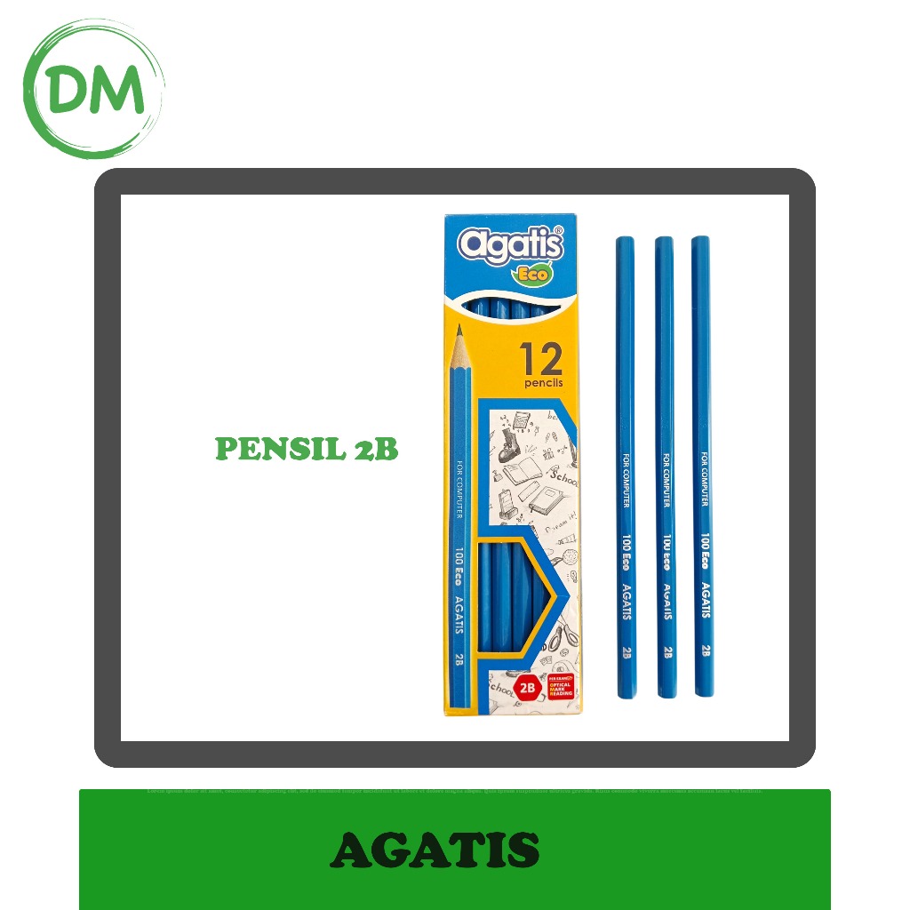 

Pensil Agatis Eco 12 pensil EH-2B-1201