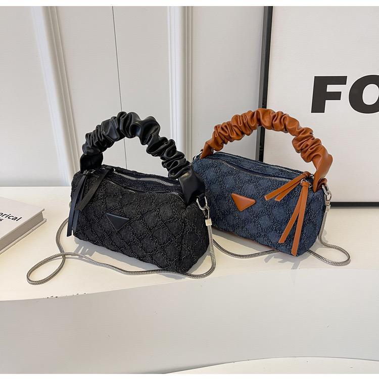 Tas Selempang Wanita Jeans Terbaru Tali Rantai Mini Sling Bag Import 8003