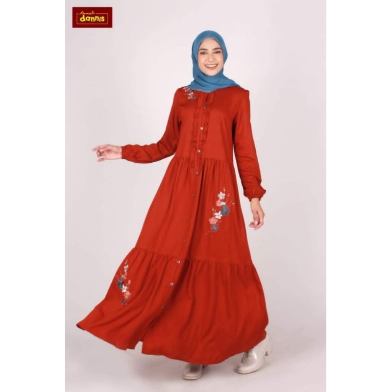 Gamis Dewasa Dannis A220802 / Gamis Teracotta Dewasa Dannis 220802 Dv