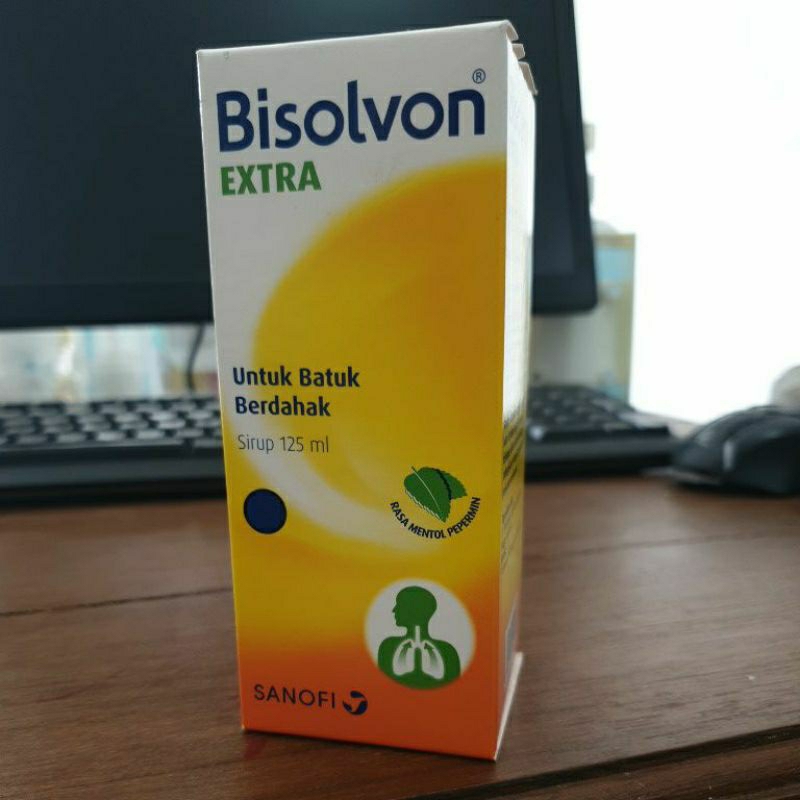 BISOLVON extra batuk berdahak 125 ml / BISOLVON extra bromhexine HCl guaifenesin 125 ml / Obat batuk