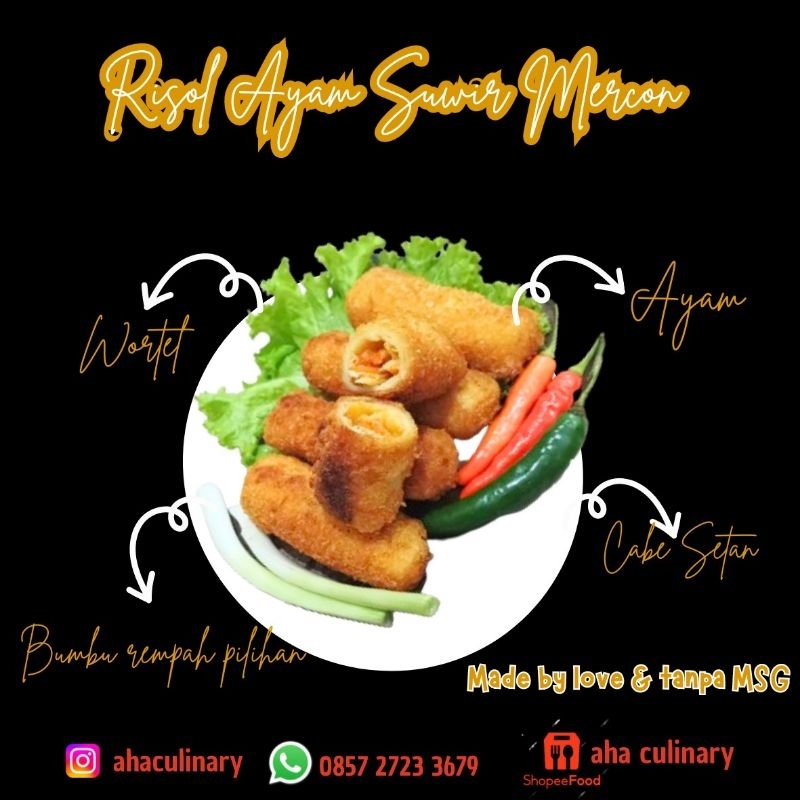 

Jajanan Frozen Food | Risol Ayam | Risol Mayo