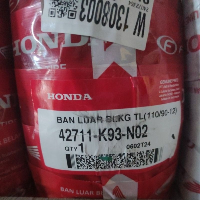 BAN LUAR SCOOPY R12 Belakang