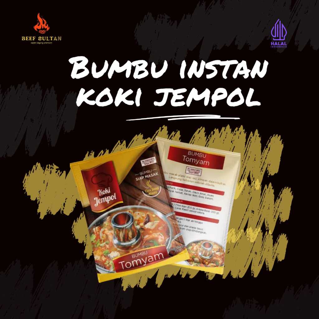 

Bumbu Instan Koki Jempol Suki | Bumbu Instan Tomyam | Bumbu Instan Steamboat | Bumbu Masak Instan