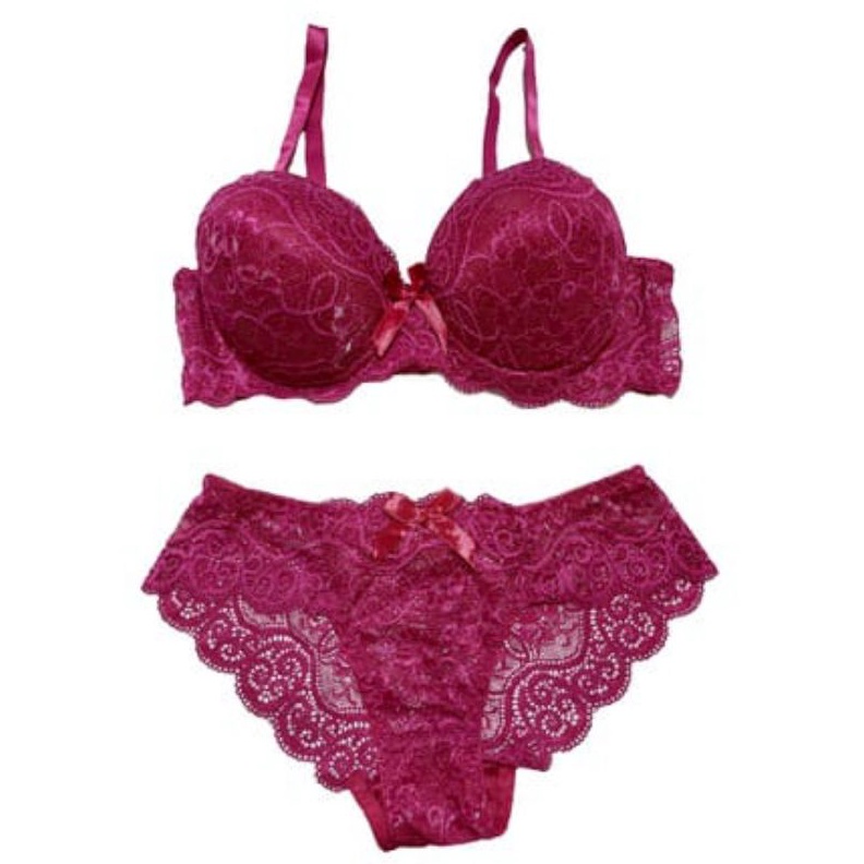 BRA SET bh  cd beha celana dalam wanita setelan renda import quality RC3 3642 cup B  bra sexy hot bu
