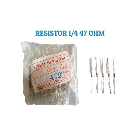 RESISTOR 1/4watt 47R OHM (10)