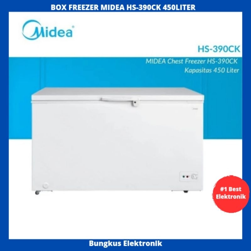 BOX FREEZER MIDEA 300LITER HS-390CK BOX FREEZER 300L