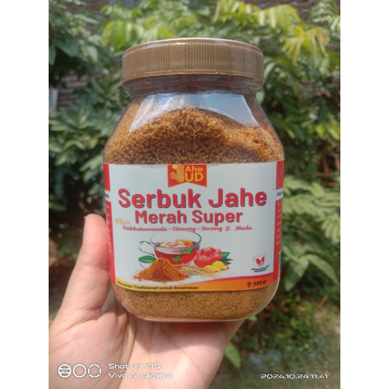 

Serbuk jahe Merah UD jahe merah 3 in 1 jahe merah instan herbal berkualitas 330gr