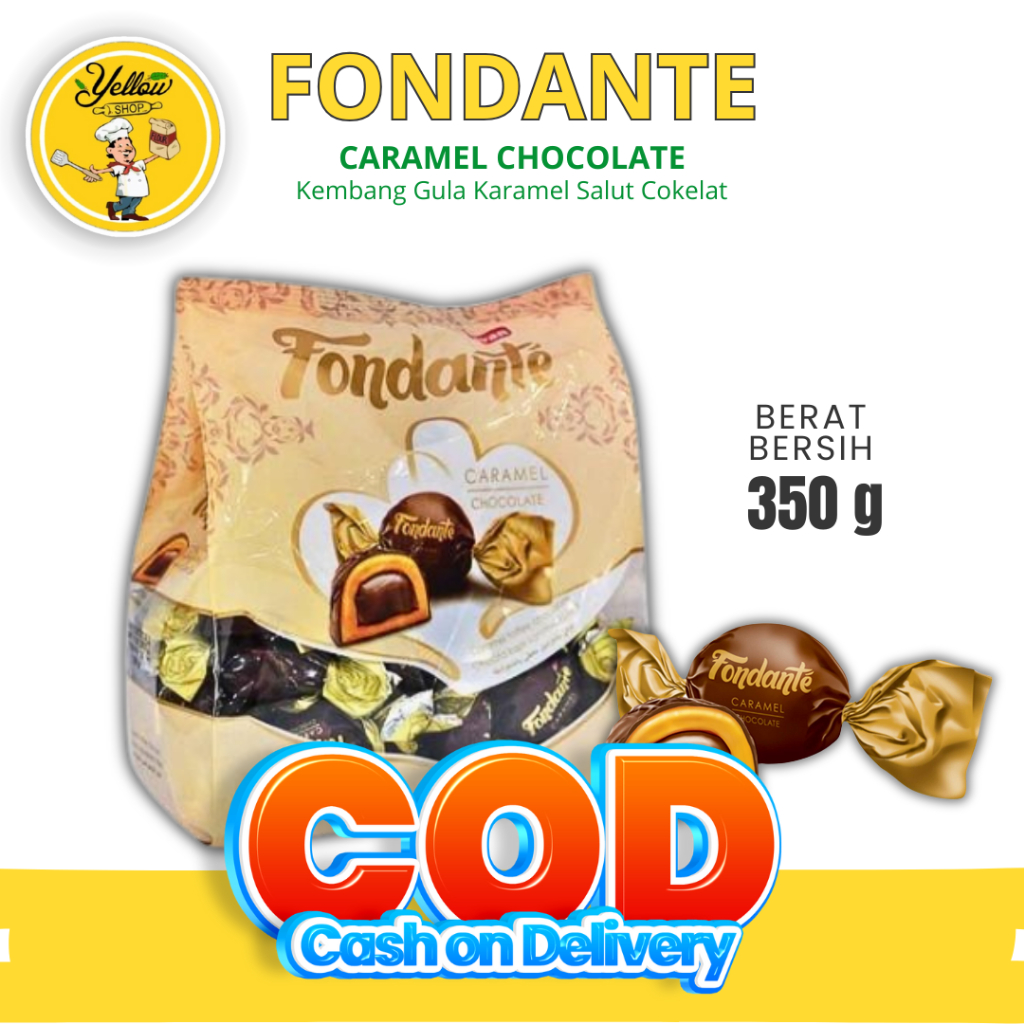 

PERMEN KEMBANG GULA FONDANTE-CARAMEL TOFFEE 350GR DARI ELVAN / PERMEN KARAMEL