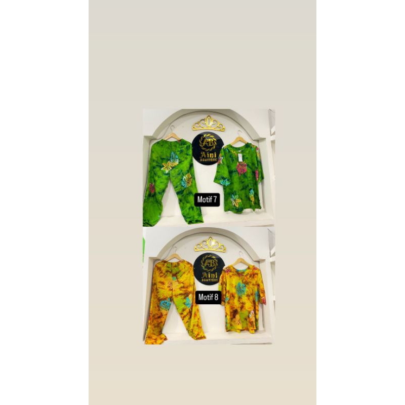 SETELAN BATIK ALVIN UKURAN CP DEWASA