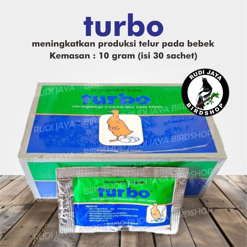 TURBO 10 GRAM 1 BOX MEDION VITAMIN OBAT BEBEK PETELUR BURUNG PUYUH MENINGKATKAN PRODUKSI TELUR