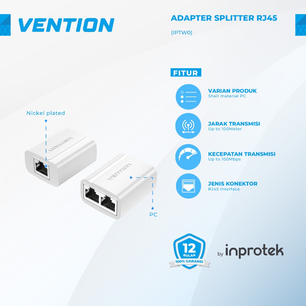 Vention Splitter RJ45