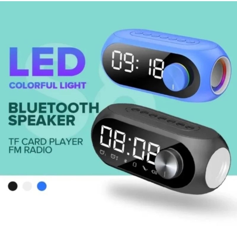 SPEAKER BLUETOOTH CLOCK ALARM TF CLOCK SPEAKER JAM DIGITAL