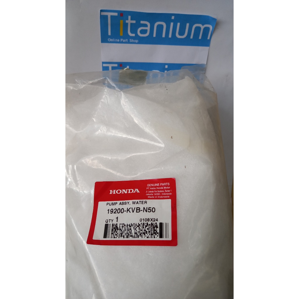19200-KVB-N50 WATERPUMP VARIO 110 OLD ORIGINAL HGP ASTRA HONDA MOTOR  POMPA AIR RADIATOR 19200KVBN50