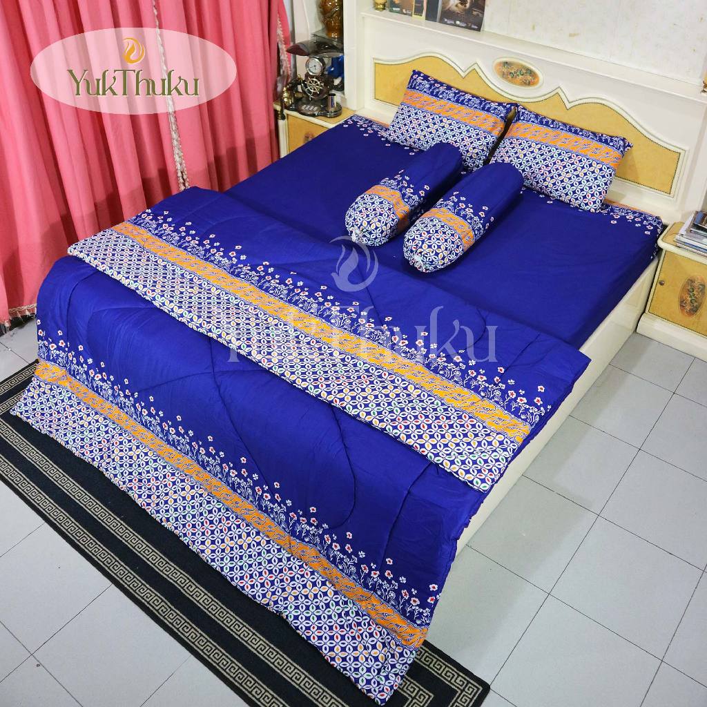 BEDCOVERSET BUNGA KAWUNG BEDCOVERSET BATIK BUNGA KAWUNG