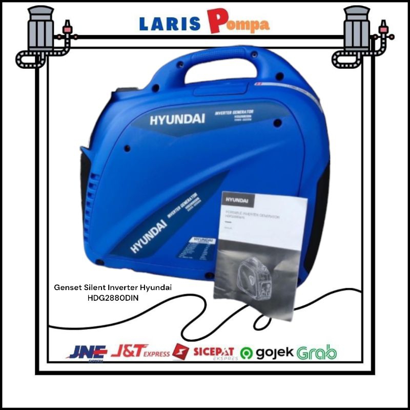 Genset Silent Inverter Hyundai HDG2880DIN-2000Watt