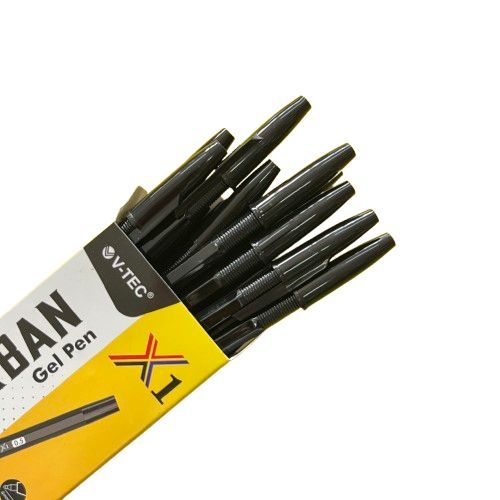 

PULPEN 1 PACK AESTHETIC V-TEC BALLPOINT URBAN X1 BOLPOIN GEL 0.5MM TINTA HITAM BIRU