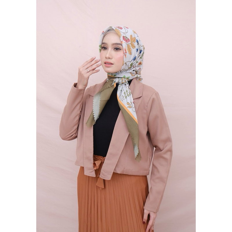 ZAHIRA SCRAF hijab voal premium tidak licin tegak sempurna