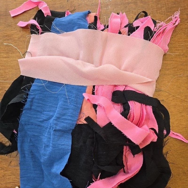 kain majun / kain pecak / kain lap pekerja /kain sisa potongan ( jahitan) harga per 1kg