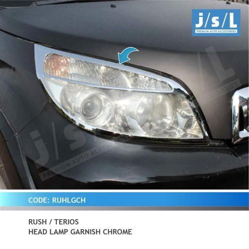Rush Terios Lama Old Konde 2007 - 2017 Aksesoris JSL Paket Cover Headlamp Stoplamp List Lampu Depan 