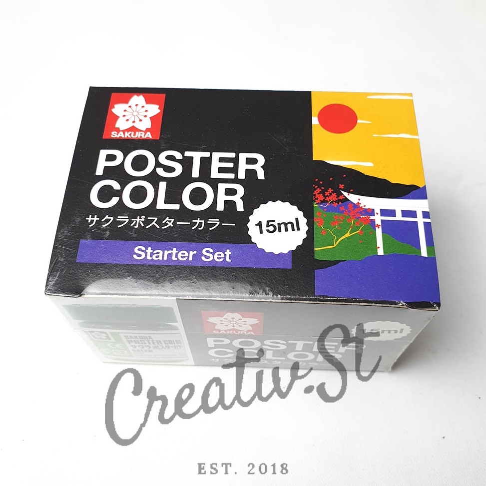 

Sakura Poster Color Cat Poster Starter Set 6X15Ml