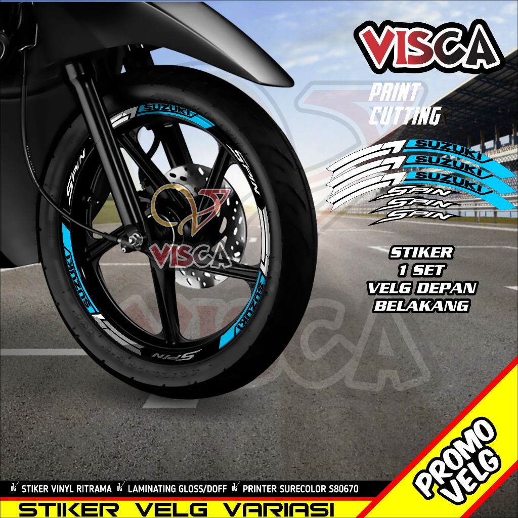 Stiker Velg Spin List Velg Motor Stiker Velg Spin A05