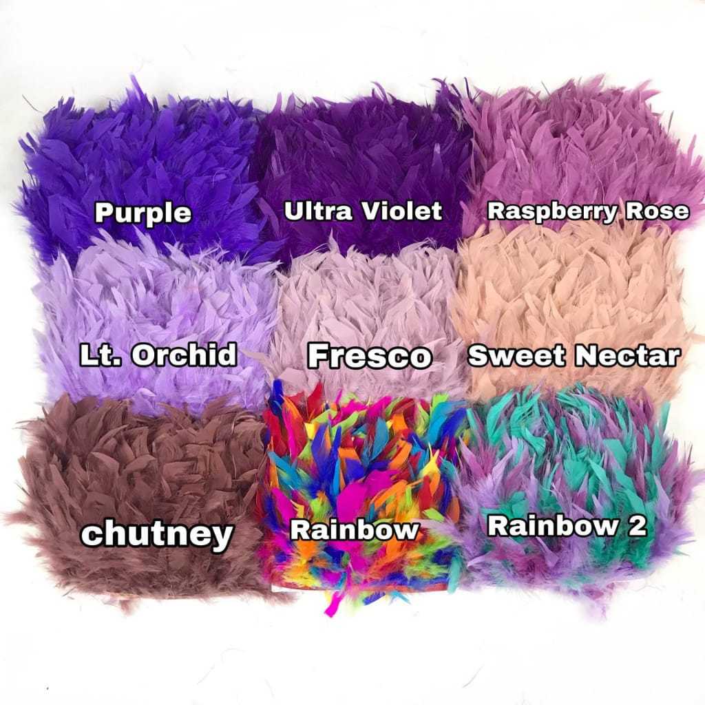 PER 10 CM - BULU TURKEY/BULU BAJU /BULU HIAS/BULU HEADPIECE/BULU BAJU