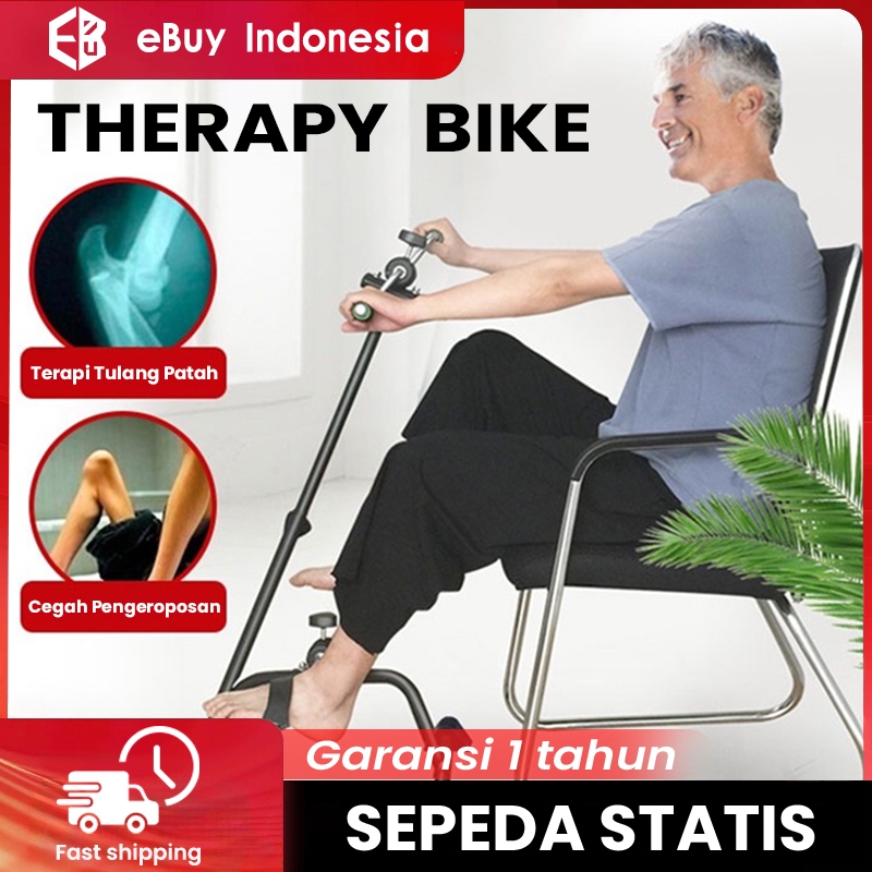 Sepeda Statis eBuy - Olahraga Gym Fitness / Terapi Kaki dan Tangan Penderita Stroke dll