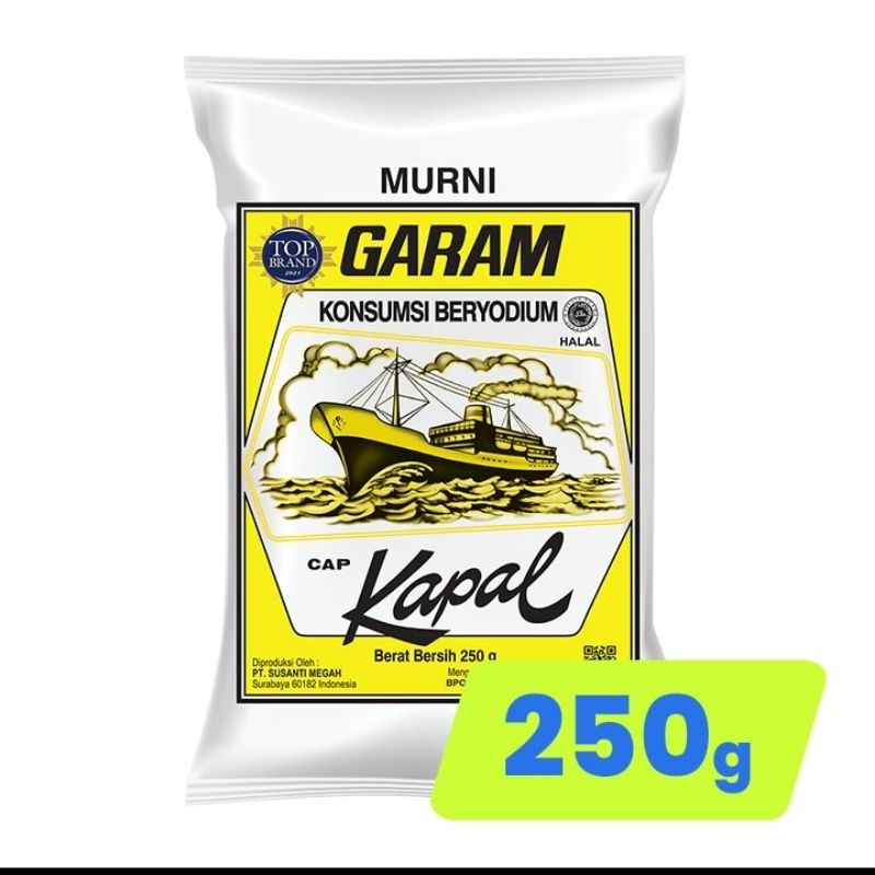 

Garam dapur cap kapal 250 gram
