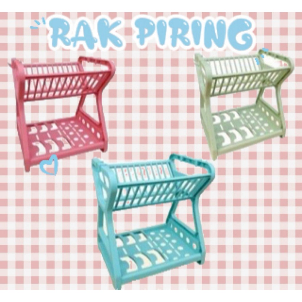 RAK PIRING TRILINS RAK PIRING 2SUSUN RAK PIRING 2 SUSUN RAK PIRING PLASTIK