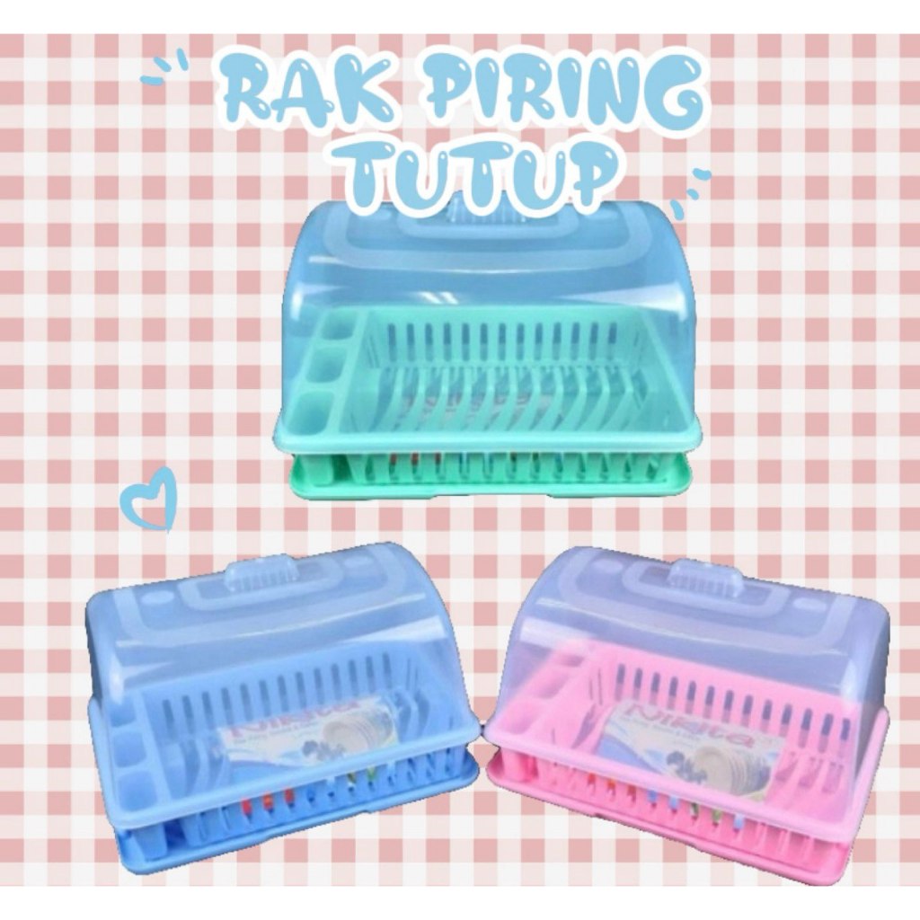 RAK PIRING+TUTUP RAK PIRING PLASTIK