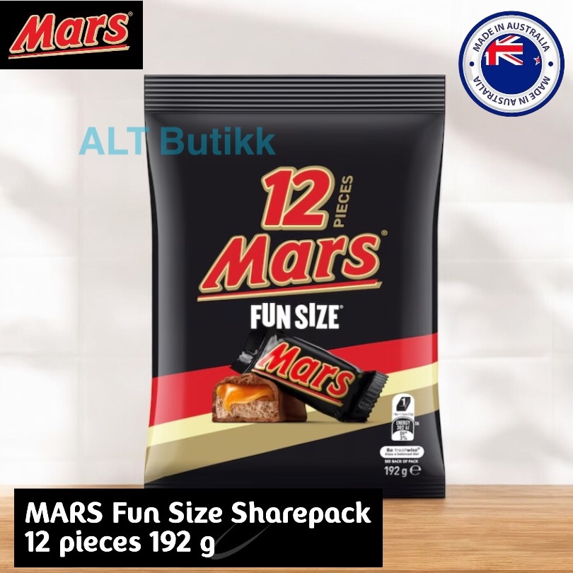 

MARS FUN SIZE CHOCOLATE 192 GR | COKELAT MARS | PRODUCT OF AUSTRALIA