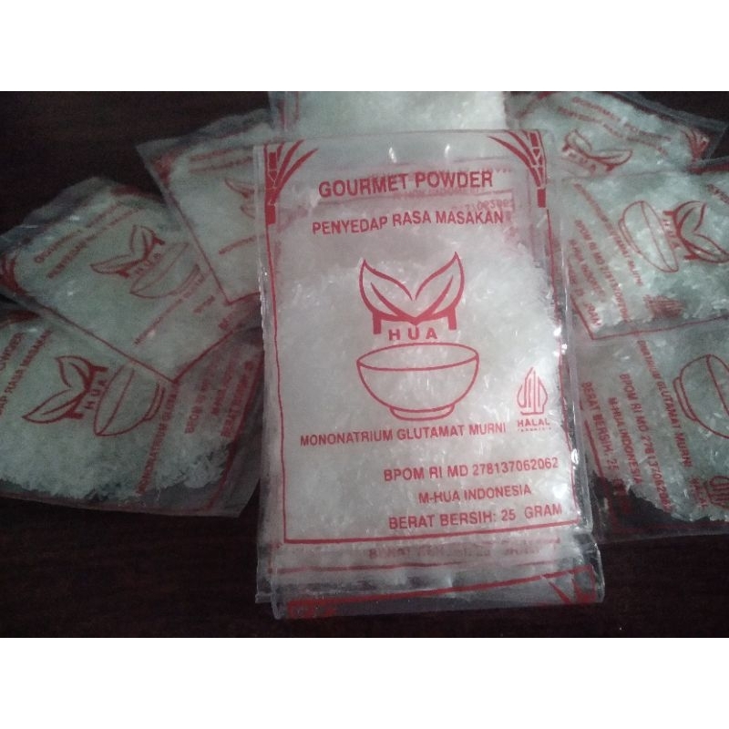 

MSG M-Hua Penyedap Rasa Masakan uk25Gram murni