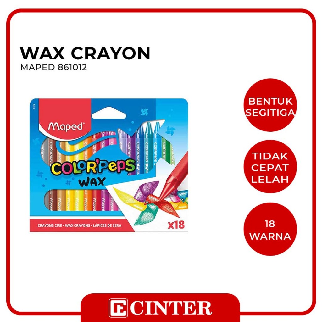 

MAPED - [ FREE GIFT ] WAX CRAYON / KRAYON / CAT KRAYON ISI 18 (861012)